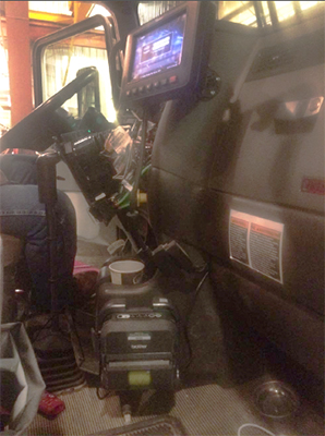 RJ4 Mounted in cab